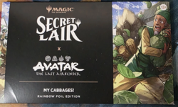 SEALED - Secret Lair - My Cabbages! - Rainbow Foil - Avatar MTG - Image 1