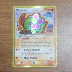 Pokemon Meganium Delta Species EX Dragon Frontiers 4/101 Holo Rare Stage 2 110HP - Image 1
