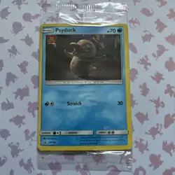 Off Centre (OC) Sealed Psyduck SM199 Detective Pikachu Promo Pokemon Card - Image 1
