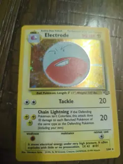 Pokemon TCG Electrode Jungle 2/64 Holo 1999-2000 Wizards Base Set Copyright Holo - Image 2