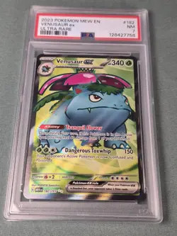 Pokemon Venusaur ex 182/165 Ultra Rare Holo Sv151 PSA 7 English 2023 - Image 3