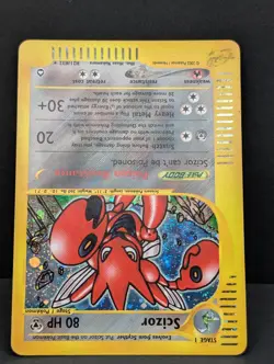 Scizor H21/H32 Aquapolis Holo Ultra Rare Pokemon TCG Nintendo e-reader LP+ - Image 4