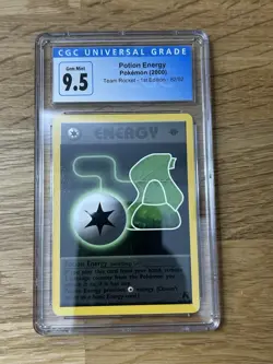 Pokemon 2000 Potion Energy 82/82 Team Rocket First Edition GEM MINT CGC 10 9.5 B - Image 1