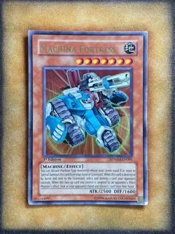 Yugioh Machina Fortress SDMM-EN001 Ultra Rare 1st Ed MP - Image 1