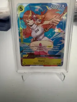 2024 One Piece OP08 Nami Alternate Art PSA 10 - Image 2