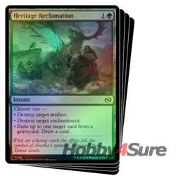 Foil Heritage Reclamation X4 M/NM Magic: The Gathering MTG Tarkir: Dragonstorm - Image 1