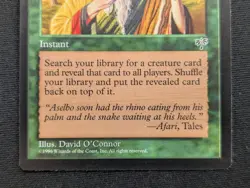 Worldly Tutor - Mirage - NM - MTG - Magic the Gathering - Green - Instant - Image 2