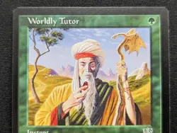 Worldly Tutor - Mirage - NM - MTG - Magic the Gathering - Green - Instant - Image 3
