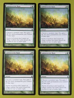 Luminescent Rain x4 Morningtide 4x Playset Magic the Gathering MTG - Image 1