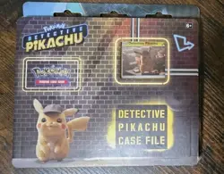 Detective Pikachu Case File Sealed 2019 Pokemon TCG PIKACHU - Image 1
