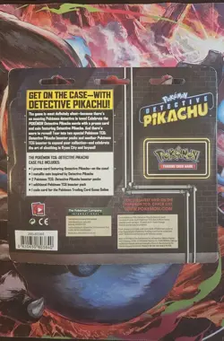 Detective Pikachu Case File Sealed 2019 Pokemon TCG PIKACHU - Image 3