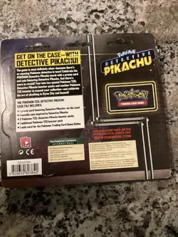 Pokemon TCG Detective Pikachu Case File Sealed Box with 3 Booster Packs - Image 2