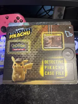 Pokemon 2019 TCG Detective Pikachu Case File Sealed 3 Pack Blister - Image 1