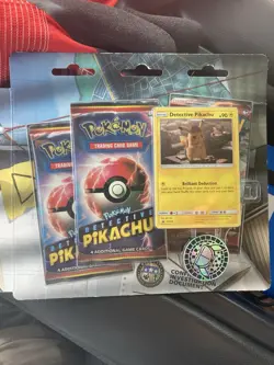 Detective Pikachu Case File Sealed 2019 Pokemon TCG PIKACHU - Image 2