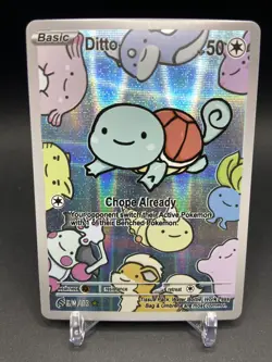 Ditto Squirtle 03 Holo - After Skool Hobby V2 Genetic Mystery - Pokemon Fan Art - Image 1