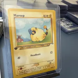 Pokemon TCG Mareep Card 75/105 1st Edition WOTC Neo Destiny 2002 LP Condition - Image 1