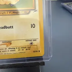 Pokemon TCG Mareep Card 75/105 1st Edition WOTC Neo Destiny 2002 LP Condition - Image 4