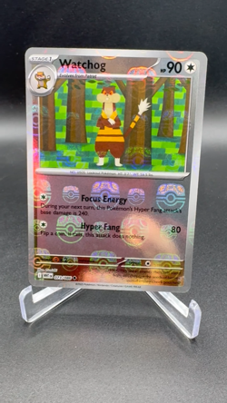 Pokemon Watchog Master Ball Reverse Holo Card Sv: White Flare 073/086 English - Image 2