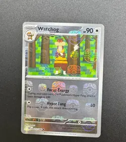 Pokemon Watchog Master Ball Reverse Holo Card Sv: White Flare 073/086 English - Image 4