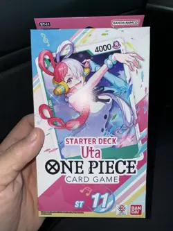ONE PIECE CARD GAME: UTA Starter Deck ST-11 Brand New In Hand!! - Image 1