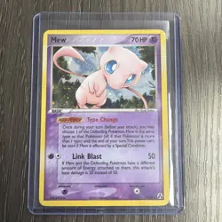 Pokemon TCG Mew 10/92 EX Legend Maker 2006 Holo Rare Card Swirl VLP - Image 1