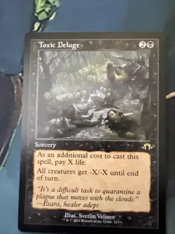 Toxic Deluge, Retro Frame, MTG Modern Horizons 3, NM/Never Played - Image 1