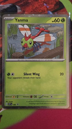 Pokemon Yanma SVP185 - Journey Together Blister Cosmos Holo Black Star Promo - Image 1