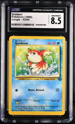 Pokemon - Jungle #53/64 Goldeen CGC 8.5 FREE SHIPPING (US Only) - Image 1
