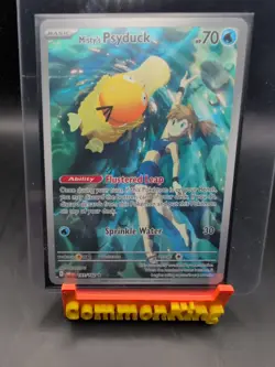 Pokemon TCG Misty’s Psyduck Destined Rivals 193/182 Illustration Rare Card - Image 1