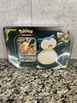 Pokemon Tag Team Tin Eevee Snorlax GX Sealed - Image 1