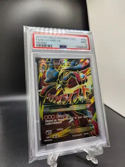Pokemon M Lucario EX 055A/111 Alternate Art Holo Mega Powers Collection PSA 9 - Image 2