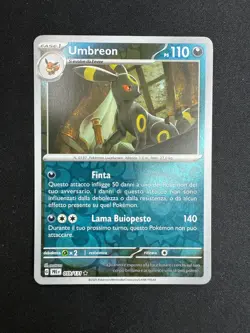 Pokemon Umbreon 059/131 Evoluzioni Prismatiche Reverse Holo ITA Carte Nintendo - Image 1