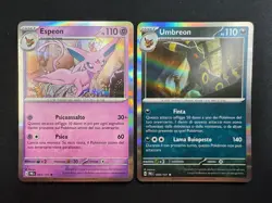 Pokemon Espeon + Umbreon 033-059/131 Evoluzioni Prismatiche Rara Holo ITA - Image 1