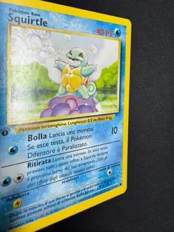 Pokemon Squirtle 63/102 Set Base Prima Edizione Wizards ITA Carte Vintage - Image 3