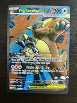 Pokemon Mega Kangaskhan EX Me01 Mega Evolution 164/132 Ultra Rare Full Art Holo - Image 1