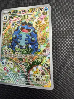 Pokemon Seismitoad Full Art Holo 105/086 Sv: Black Bolt Illustration Rare - Image 3
