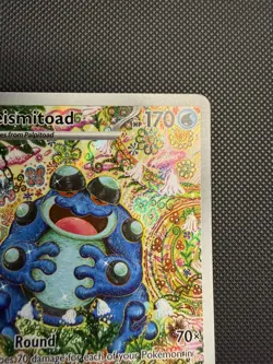 Pokemon Seismitoad Full Art Holo 105/086 Sv: Black Bolt Illustration Rare - Image 4