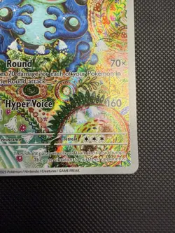 Pokemon Seismitoad Full Art Holo 105/086 Sv: Black Bolt Illustration Rare - Image 5