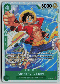 Monkey.D.Luffy - PRB02-005 SR Premium Booster Holo Foil One Piece TCG - Image 1