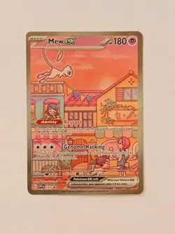 Mew ex SVP 053 Pokemon TCG Scarlet Violet 151 Black Star Promo Full Art | NM C - Image 1