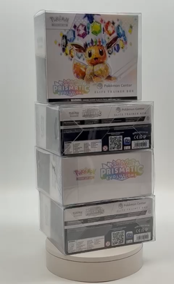 Lot of (4) Pokemon SV Pokemon Center Exclusive Prismatic Evolutions ETB SEALED - Image 2