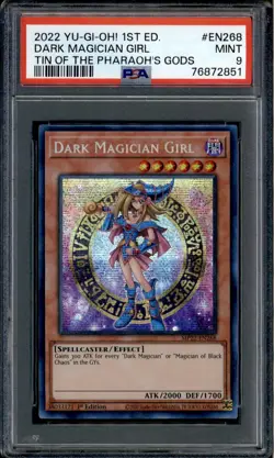 Dark Magician Girl - MP22-EN268 - PSA 9 - 1st Secret - Tin Promo - Yu-Gi-Oh - 72 - Image 1