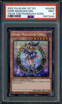 Dark Magician Girl - MP22-EN268 - PSA 9 - 1st Secret - Tin Promo - Yu-Gi-Oh - 72 - Image 1
