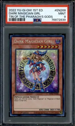 Dark Magician Girl - MP22-EN268 - PSA 9 - 1st Secret - Tin Promo - Yu-Gi-Oh - 72 - Image 1
