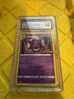 Pokemon Gengar TCG SWSH Black Star Promos Holo Card SWSH241 CGC 10 - Image 1