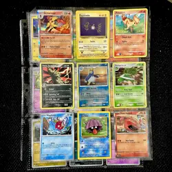 Pokemon Collection Mixed 🔥 Lot of Cards w/ Binder Pages - Image 1