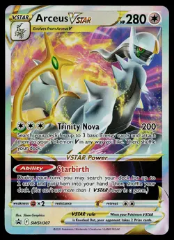 Pokemon Card - Arceus VSTAR Sword & Shield Promo SWSH307 Holo - Image 1