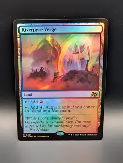 MTG - Riverpyre Verge - FOIL - Land (R/U) - DFT #260 - Rare - Image 1