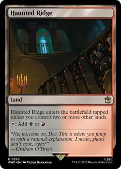 MTG - Haunted Ridge - WHO 286 - Non Foil - NM - Image 1