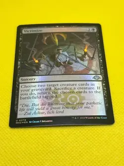 MTG Victimize - Modern Horizons 3 - Foil - Image 2
